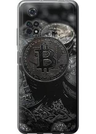 Чехол на xiaomi poco m4 pro black bitcoin "6090u-2592-71002"