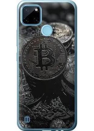 Чехол на realme c21y black bitcoin "6090u-2472-71002"