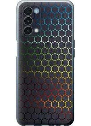 Чехол на oneplus nord n200 5g переливающиеся соты "498u-2956-71002"