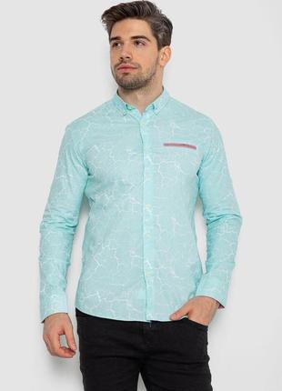 Сорочка чоловіча, колір м'ятний, 247r428-1