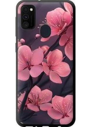 Чохол на samsung galaxy m21 m215f пурпурова сакура "6075b-2016-71002"