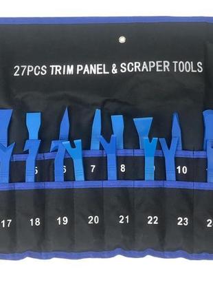 Инструменты для снятия обшивки авто al-fa 27 шт.