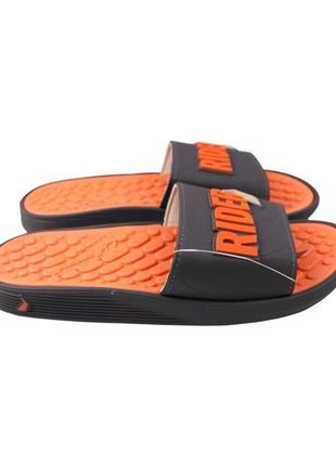 Шльопанці чоловічі rider сірі резинові, 44