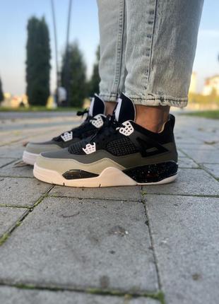 Nike air jordan 4 stelth (сірий) 44