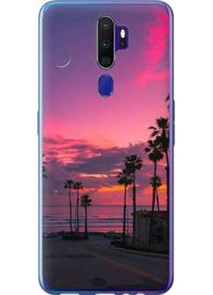 Чехол на oppo a9 2020 пальмы "5873u-1865-71002"