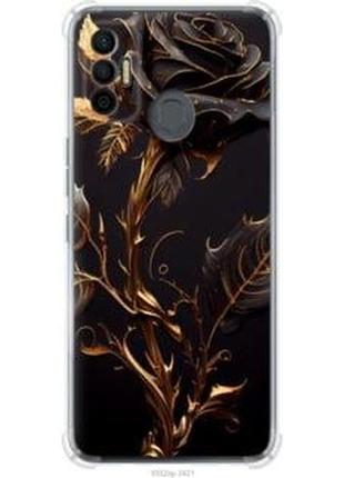 Чехол на tecno spark 7 kf6n роза 3 "5552sp-2421-71002"