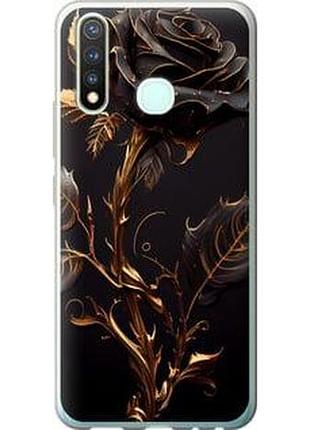 Чехол на vivo y19 роза 3 "5552u-630-71002"