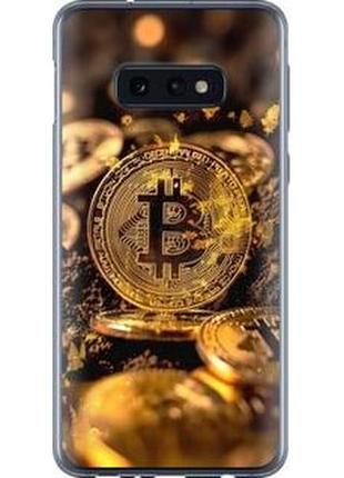 Чехол на samsung galaxy s10e золотая лихорадка биткойна "6089u-1646-71002"