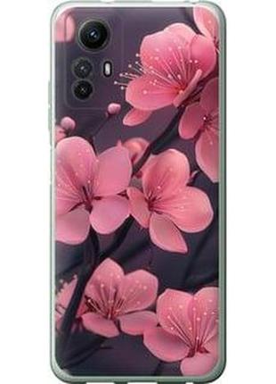 Чохол на xiaomi redmi note 12s пурпурова сакура "6075u-3065-71002"