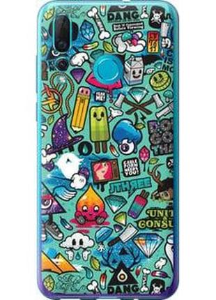 Чехол на huawei nova 4 стикер бомбинг 1 "693u-1632-71002"