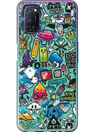 Чехол на oppo a72 стикер бомбинг 1 "693u-2011-71002"