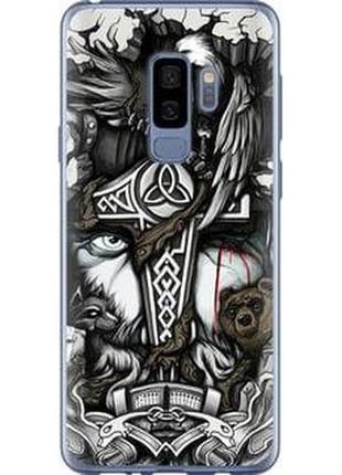Чохол на samsung galaxy s9 plus тату вікінг "4098u-1365-71002"