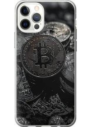 Чехол на iphone 12 pro black bitcoin "6090u-2052-71002"