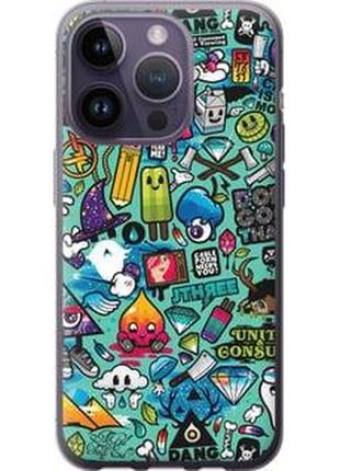 Чехол на iphone 14 pro стикер бомбинг 1 "693u-2646-71002"