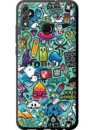 Чехол на huawei honor 8x стикер бомбинг 1 "693b-1596-71002"