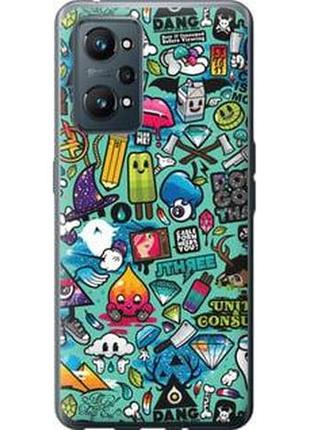 Чехол на realme gt neo 2 стикер бомбинг 1 "693u-2489-71002"