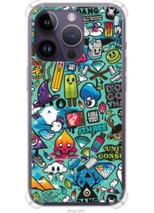 Чехол на iphone 14 pro max стикер бомбинг 1 "693sp-2667-71002"