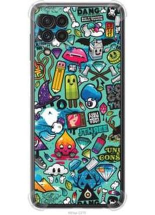 Чехол на samsung galaxy a22 a225f стикер бомбинг 1 "693sp-2270-71002"