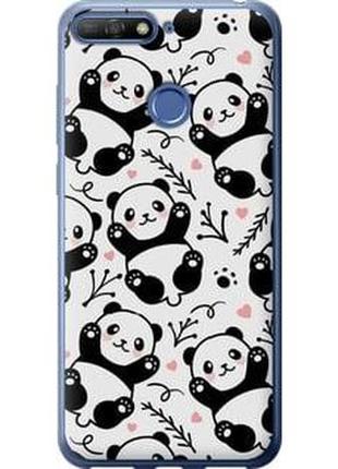 Чехол на huawei honor 7c панды "4318u-1411-71002"
