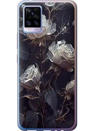 Чехол на vivo v20 розы 2 "5550u-2127-71002"