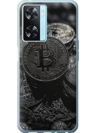 Чехол на oppo a57s black bitcoin "6090u-2931-71002"