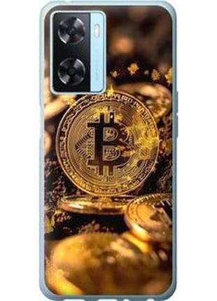 Чехол на oppo a57s золотая лихорадка биткойна "6089u-2931-71002"