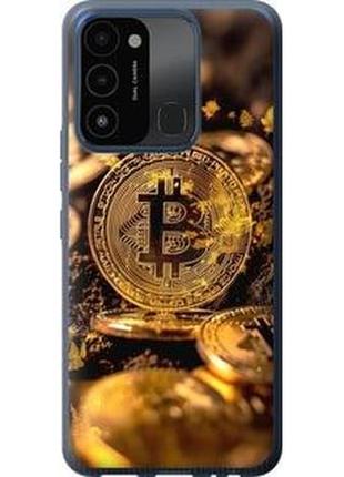 Чехол на tecno spark 8c kg5k золотая лихорадка биткойна "6089u-2680-71002"