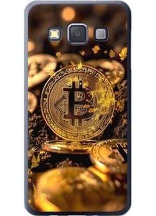 Чехол на samsung galaxy a3 a300h золотая лихорадка биткойна "6089u-72-71002"