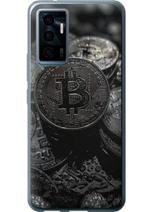 Чехол на vivo v23e black bitcoin "6090u-2641-71002"