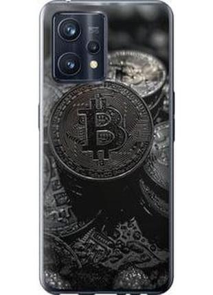 Чехол на realme 9 pro plus black bitcoin "6090u-2596-71002"