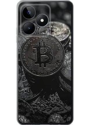 Чехол на realme c51 black bitcoin "6090u-3467-71002"