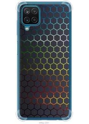 Чохол на samsung galaxy a12 a125f переливні стільники "498sp-2201-71002"