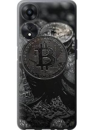 Чехол на oppo a58 5g black bitcoin "6090u-2950-71002"
