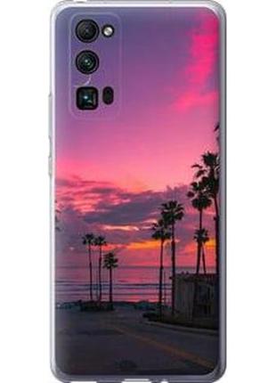 Чехол на huawei honor 30 pro пальмы "5873u-1920-71002"