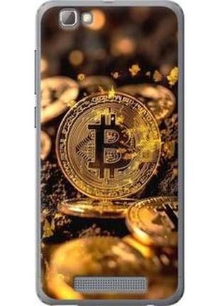 Чехол на zte a610 золотая лихорадка биткойна "6089u-433-71002"