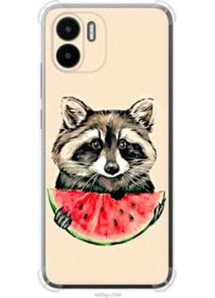 Чехол на xiaomi redmi a2 енотик с арбузом "4605sp-3026-71002"