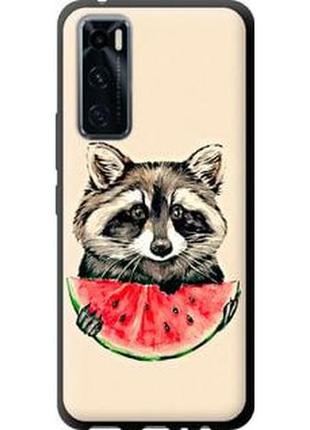 Чехол на vivo v20 se енотик с арбузом "4605b-2128-71002"