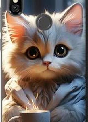 Чехол на xiaomi 6 pro white cat "5646u-1551-71002"