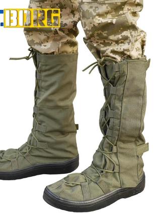 Бахіли тактичні водозахисні на взуття олива m (39-42) хіт!