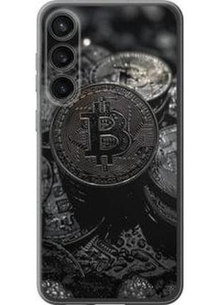 Чехол на samsung galaxy s23 fe black bitcoin "6090u-3136-71002"