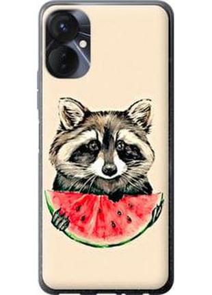 Чехол на tecno spark 9 pro енотик с арбузом "4605u-2832-71002"