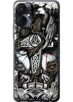 Чехол на tecno spark 9 pro тату викинг "4098u-2832-71002"