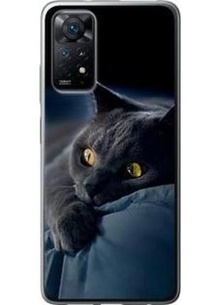 Чохол на xiaomi redmi note 11 димчастий кіт "825u-2516-71002"