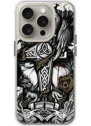 Чохол на iphone 15 pro тату вікінг "4098pm-3096-71002"