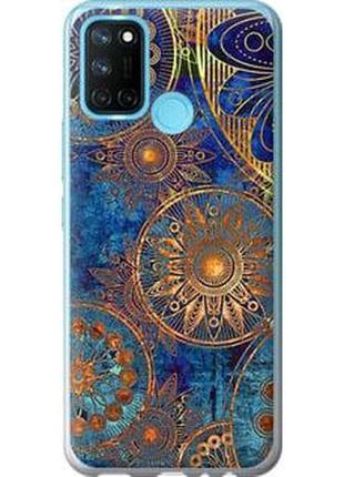 Чохол на realme c17 золотий візерунок "678u-2121-71002"