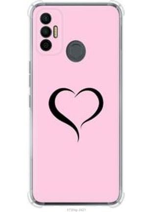 Чехол на tecno spark 7 kf6n сердце 1 "4730sp-2421-71002"
