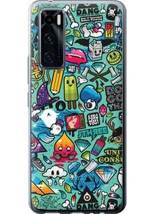 Чехол на vivo v20 se стикер бомбинг 1 "693u-2128-71002"