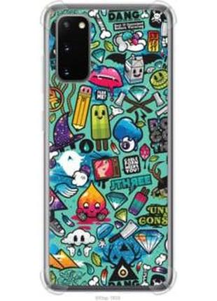 Чехол на samsung galaxy s20 стикер бомбинг 1 "693sp-1824-71002"