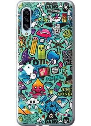 Чехол на samsung galaxy a90 5g стикер бомбинг 1 "693u-1800-71002"