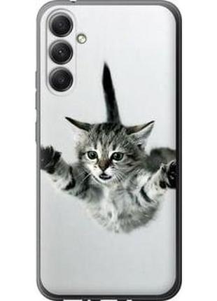 Чехол на samsung galaxy a34 a346e летящий котёнок "2322u-2936-71002"